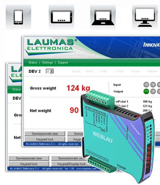 LAUMAS WEBLAU — komponent systemu wagowego