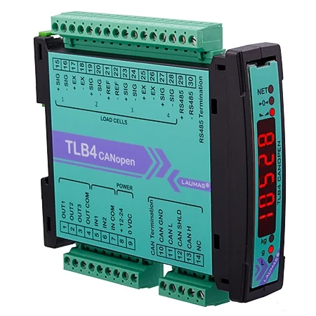LAUMAS TLB4 CANOPEN — komponent systemu wagowego